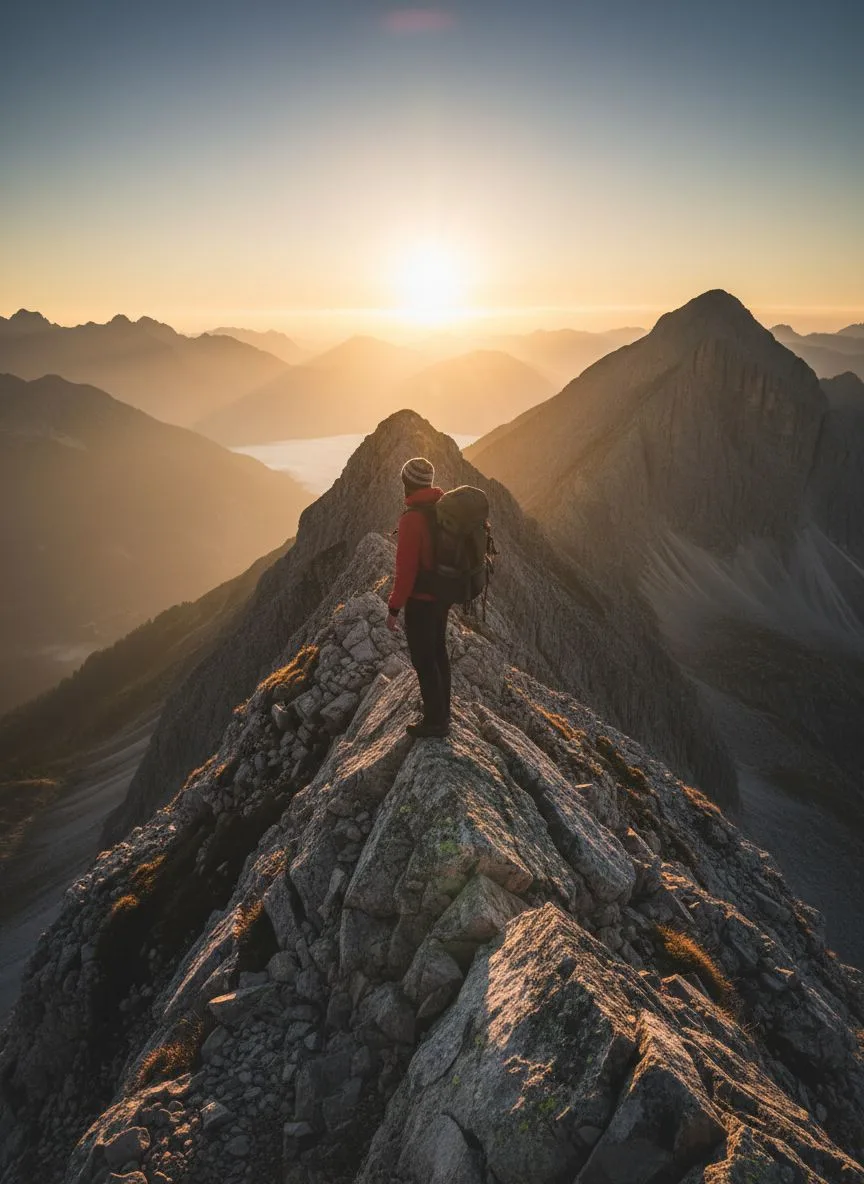 Example of the Adventure & Travel AI photoshoot pack