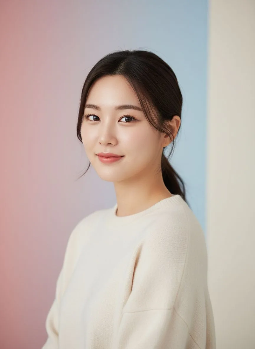 Example of the Asian Studio AI photoshoot pack