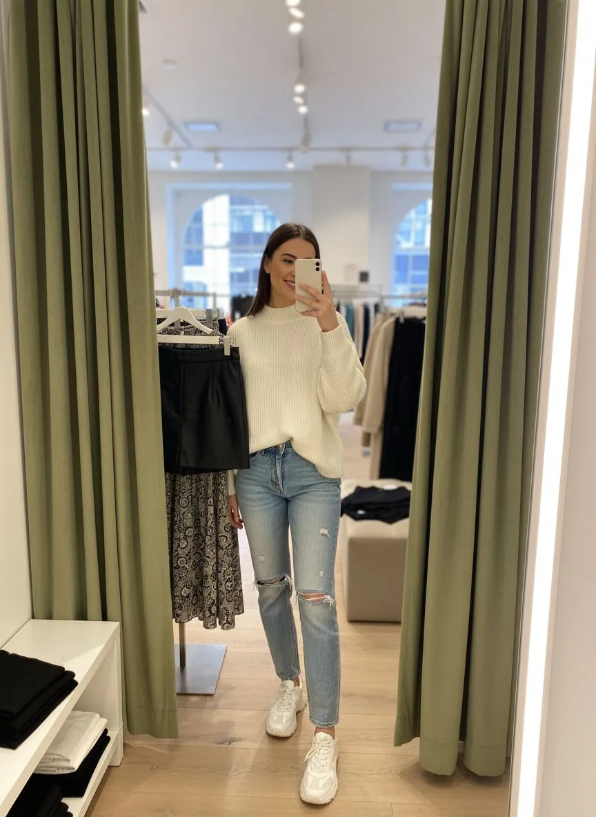 Example of the Fitting Room AI photoshoot pack