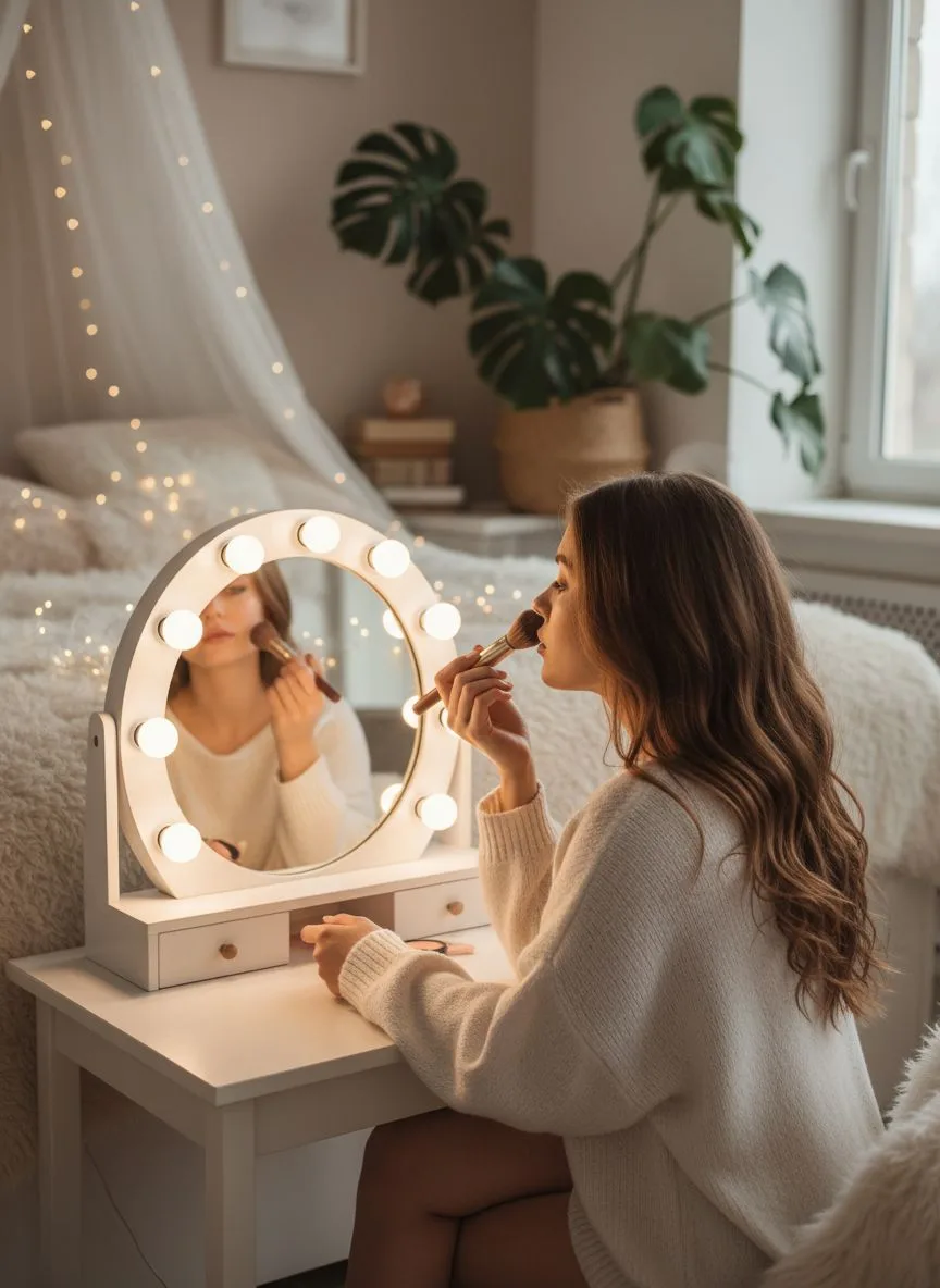 Example of the Get Ready With Me AI photoshoot pack