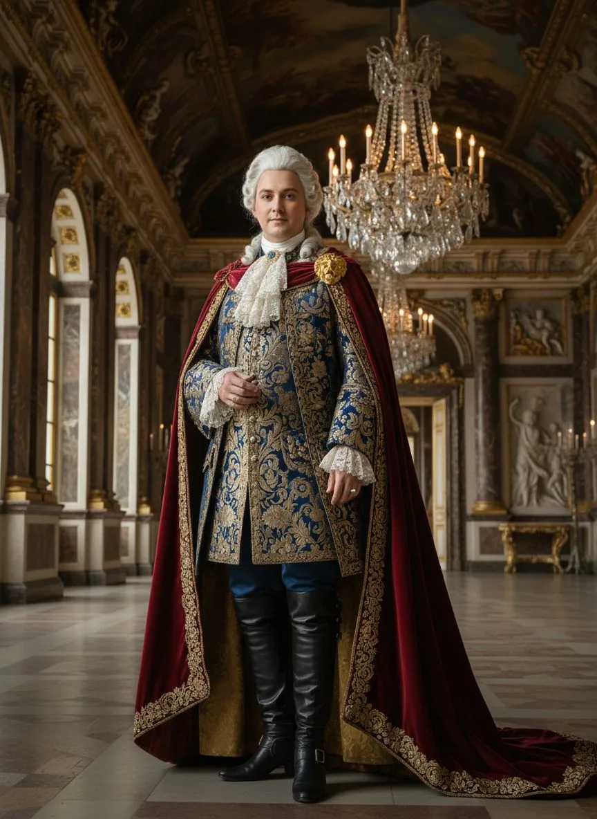 Example of the Royal Portraits AI photoshoot pack